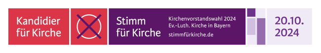 stimm für Kirche - Kirchenvorstandswahl am 20.10.2024